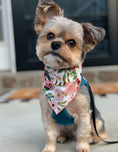 Load image into Gallery viewer, Peach Flower Bandana
