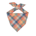 Load image into Gallery viewer, Peach Luxe Flannel Dog Bandana
