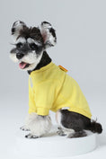Load image into Gallery viewer, Embroidery Waffle T-Shirt - Yellow
