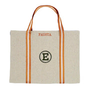 Personalized Natural Canvas Dog Travel Mat