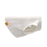 Personalized White Linen Button Down Dog Shirt