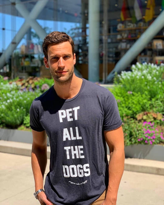 Pet All The Dogs | Uni-Sex Crewneck Tee