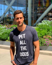 Pet All The Dogs | Uni-Sex Crewneck Tee