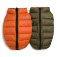 Load image into Gallery viewer, Olive & Orange Pack N' Go Reversible Puffer
