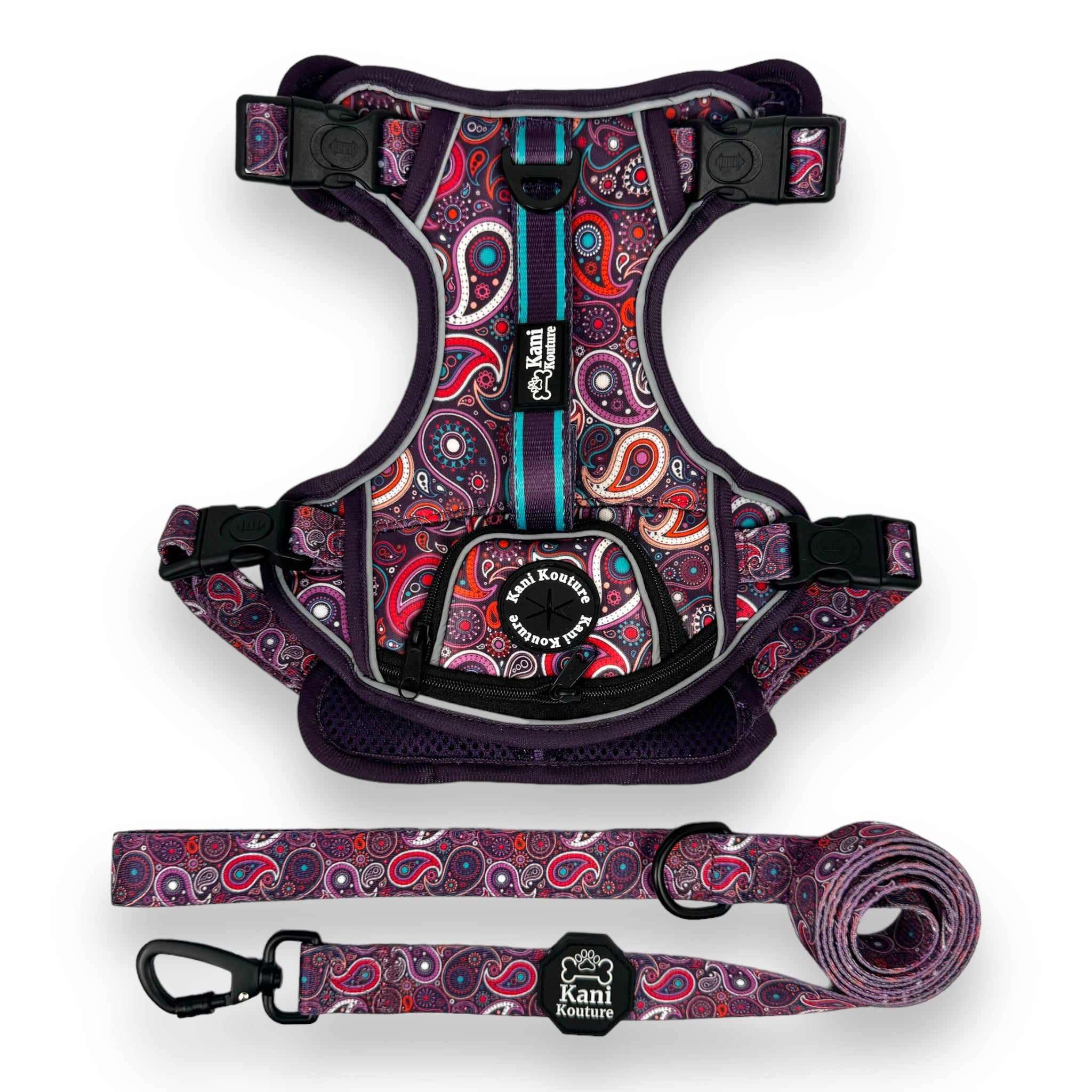Purple Paisley - Adventure Harness 