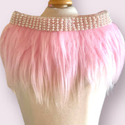 Furry Glam Neck Collar Wrap 