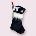 Load image into Gallery viewer, Sniffany Heart Velvet Christmas Stocking 
