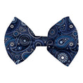 Load image into Gallery viewer, Blue Paisley - Bow Tie 
