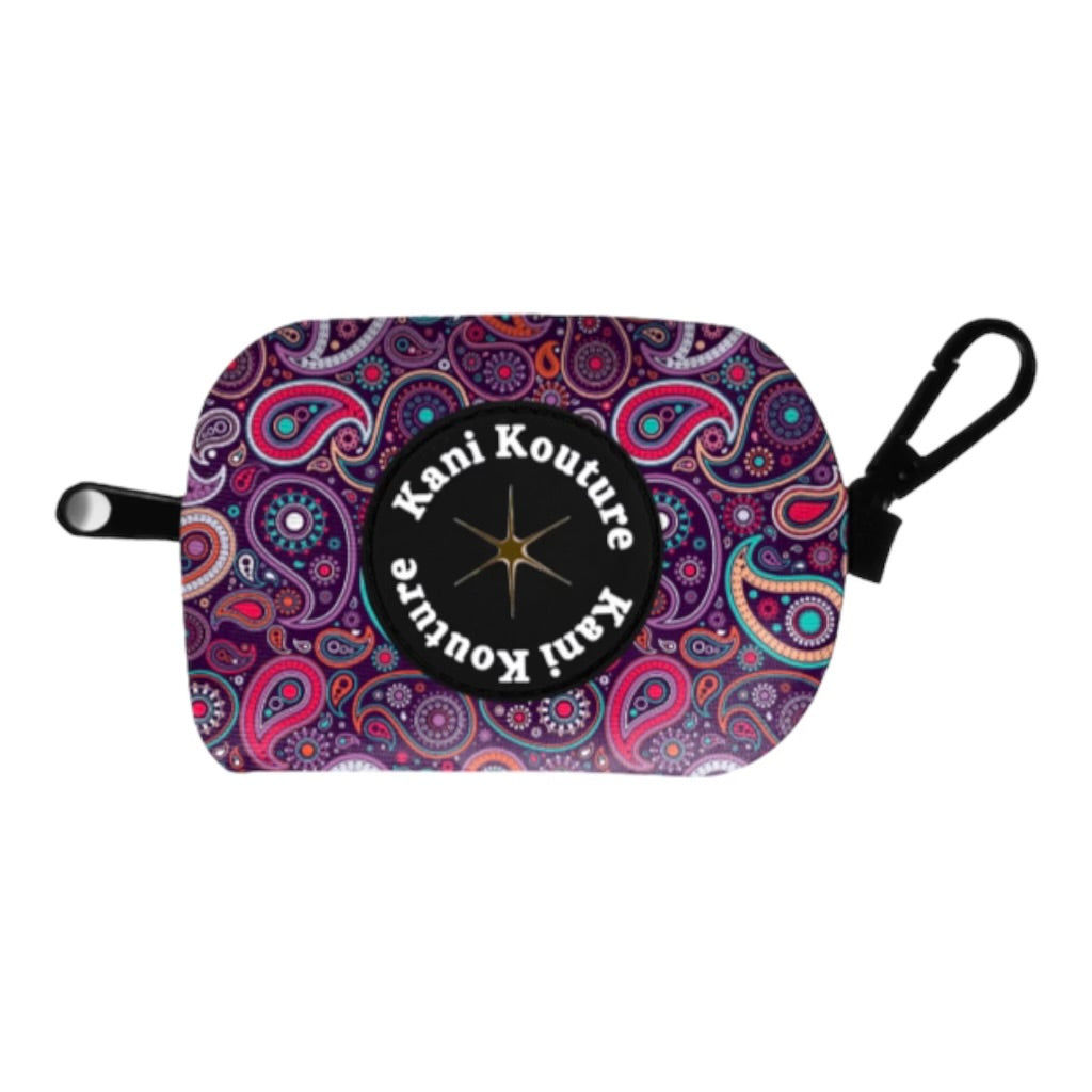 Purple Paisley - Poop Bag Dispenser 