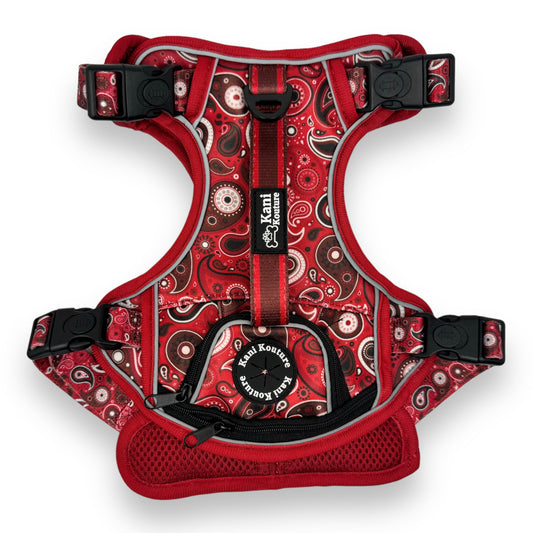 Red Paisley - Adventure Harness 