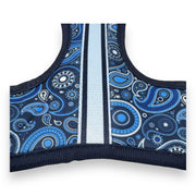 Blue Paisley - Adjustable Harness 