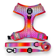 Fuchsia Meadows - Adjustable Leather Harness 