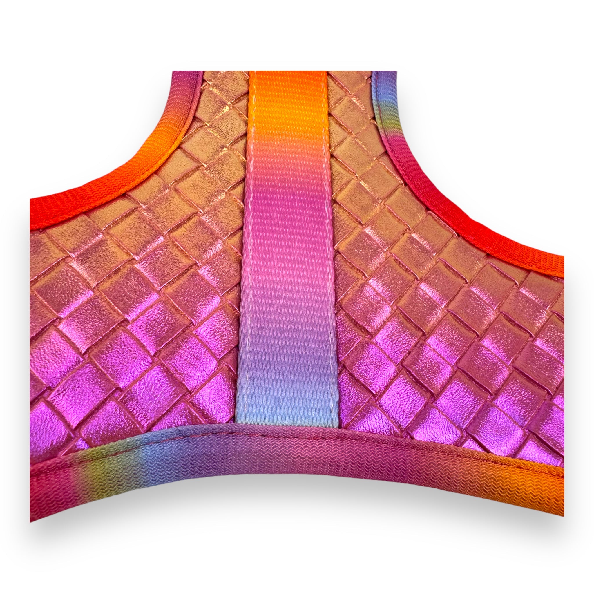 Fuchsia Meadows - Adjustable Leather Harness 