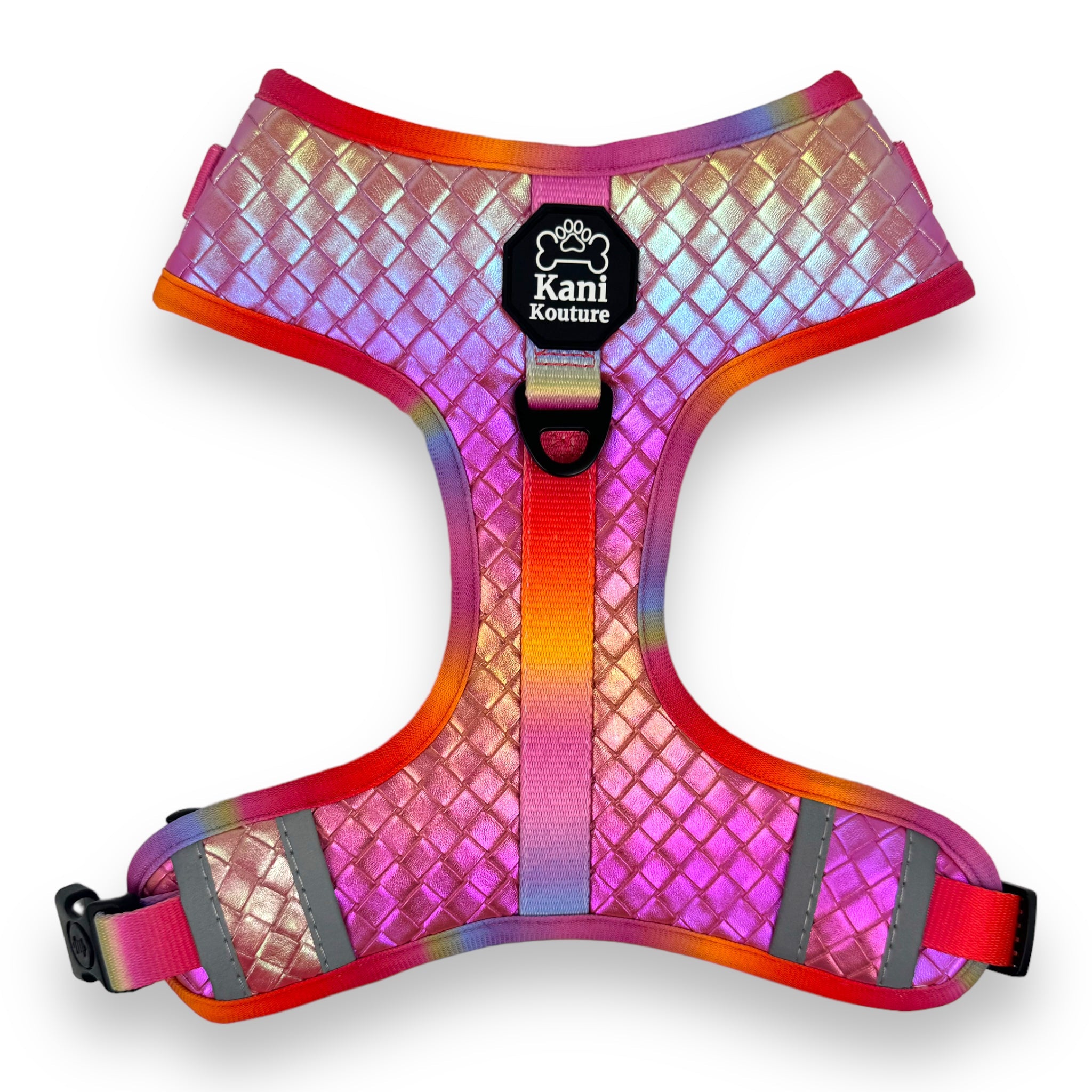 Fuchsia Meadows - Adjustable Leather Harness 