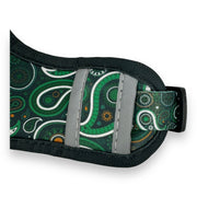 Green Paisley - Adjustable Harness 
