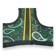 Green Paisley - Adjustable Harness 