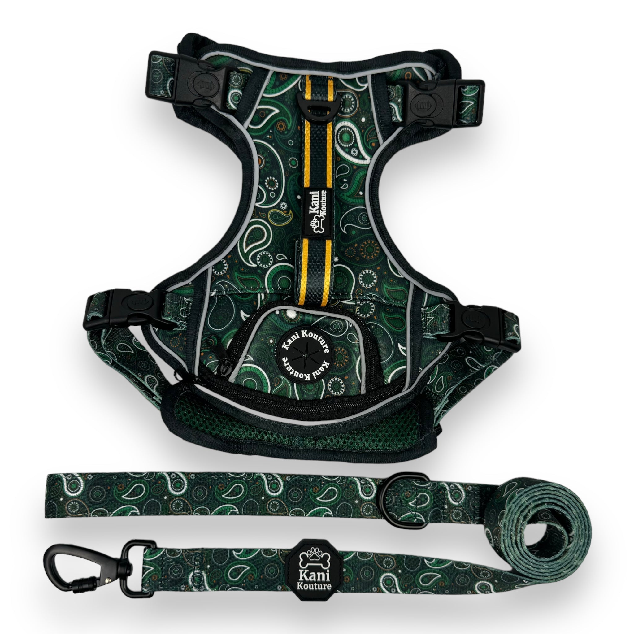 Green Paisley - Adventure Harness 