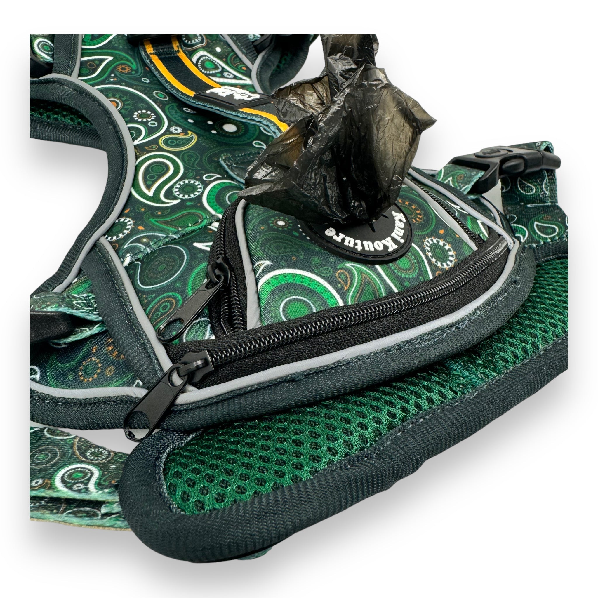 Green Paisley - Adventure Harness 