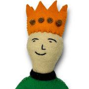 Prince and Princess Felt Dog Toys