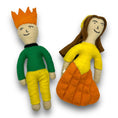 Load image into Gallery viewer, Prince and Princess Felt Dog Toys
