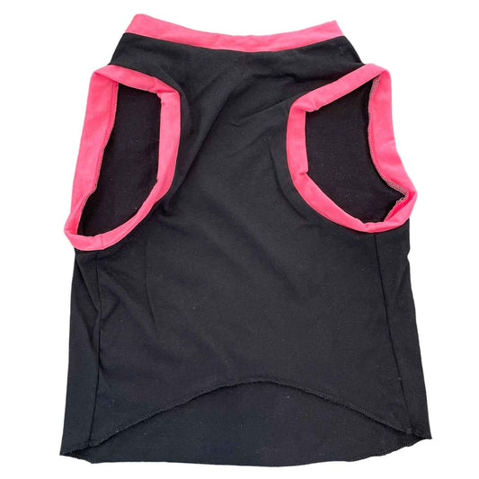 Upcycled Dog Tank - XL "ACDC PINK"