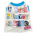 Load image into Gallery viewer, Upcycled Dog Tank - M "HARD DAY'S NIGHT"
