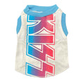 Load image into Gallery viewer, Upcycled Dog Tank - S "KISS BLUE"
