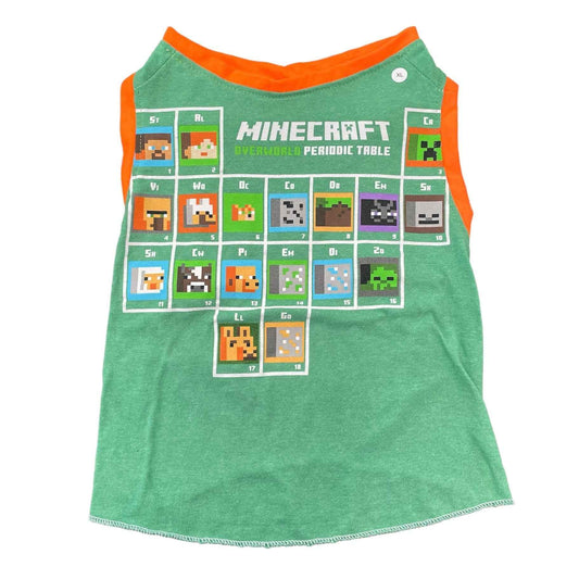 Upcycled Dog Tank - XL "MINECRAFT"