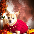 Load image into Gallery viewer, Studded Knit Turtleneck- Dog Sweater
