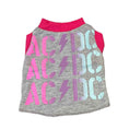 Load image into Gallery viewer, Upcycled Dog Tank - XS "ACDC TRIO"
