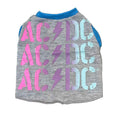 Load image into Gallery viewer, Upcycled Dog Tank - XS "ACDC TRIO"
