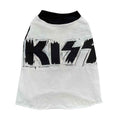 Load image into Gallery viewer, Upcycled Dog Tank - M "KISS GOTHIC"
