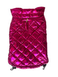 Load image into Gallery viewer, Mercedes Metallic Coat, Raspberry - Southlake Paws
