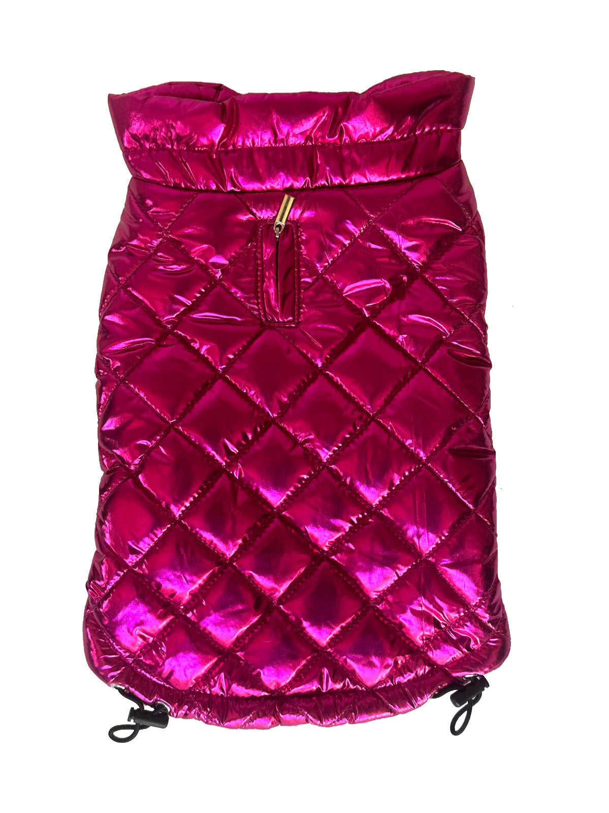 Mercedes Metallic Coat, Raspberry - Southlake Paws