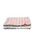 Load image into Gallery viewer, Blanket, Pink/Grey Two Tone Rosebud - Southlake Paws
