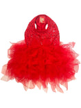 Load image into Gallery viewer, Grand Entrance Allover Sequins Tutu in Red 
