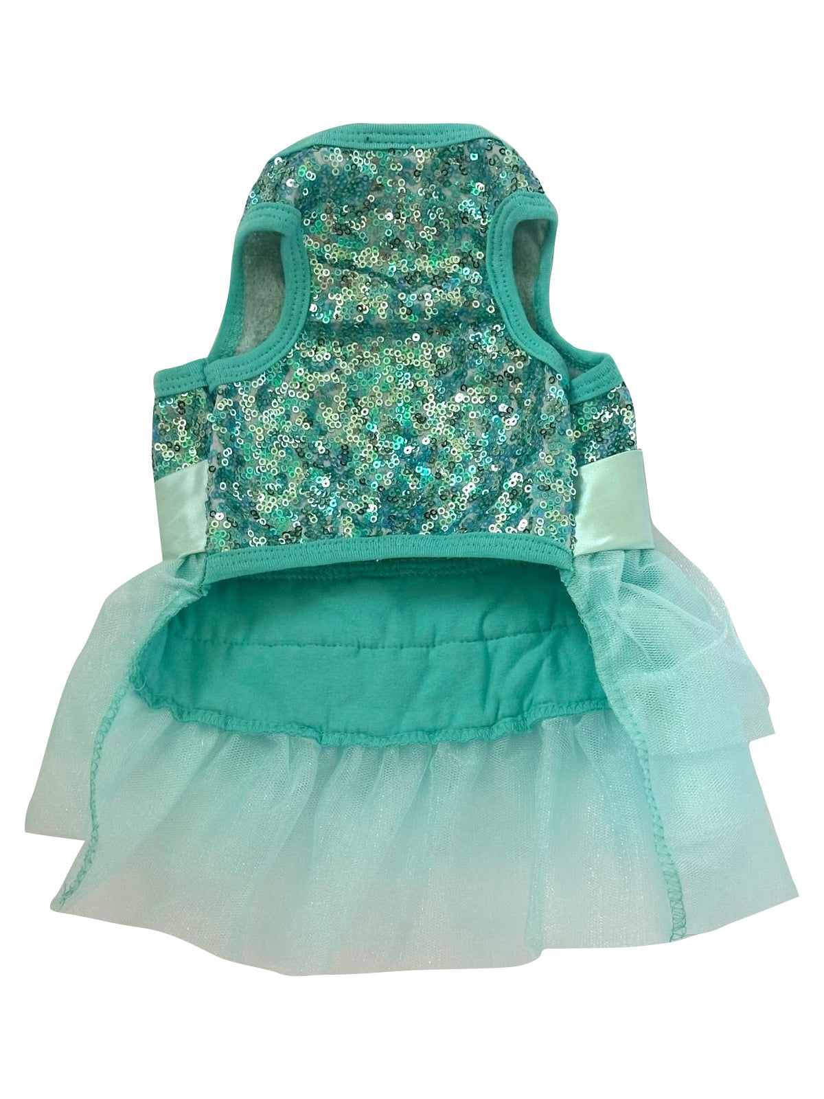 Over the Top Tricolor Sequins Tutu, Seafoam 