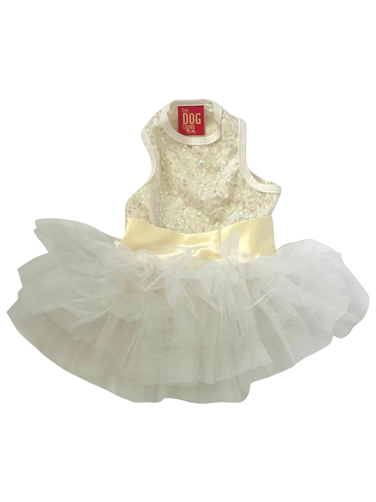 Hollywood Hologram Tutu, Ivory Sequins 
