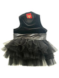 Load image into Gallery viewer, Holiday Party Girl Tutu, Black Velvet 
