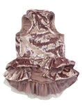 Load image into Gallery viewer, Crushing on YOU Metallic Velvet Dog Dress, Blush 
