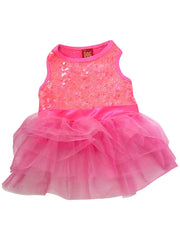 Palm Beach Neon Coral Sequin Tutu 