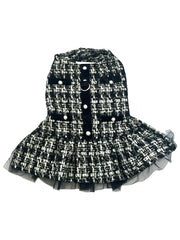 Chanel Dress, Black Plaid 