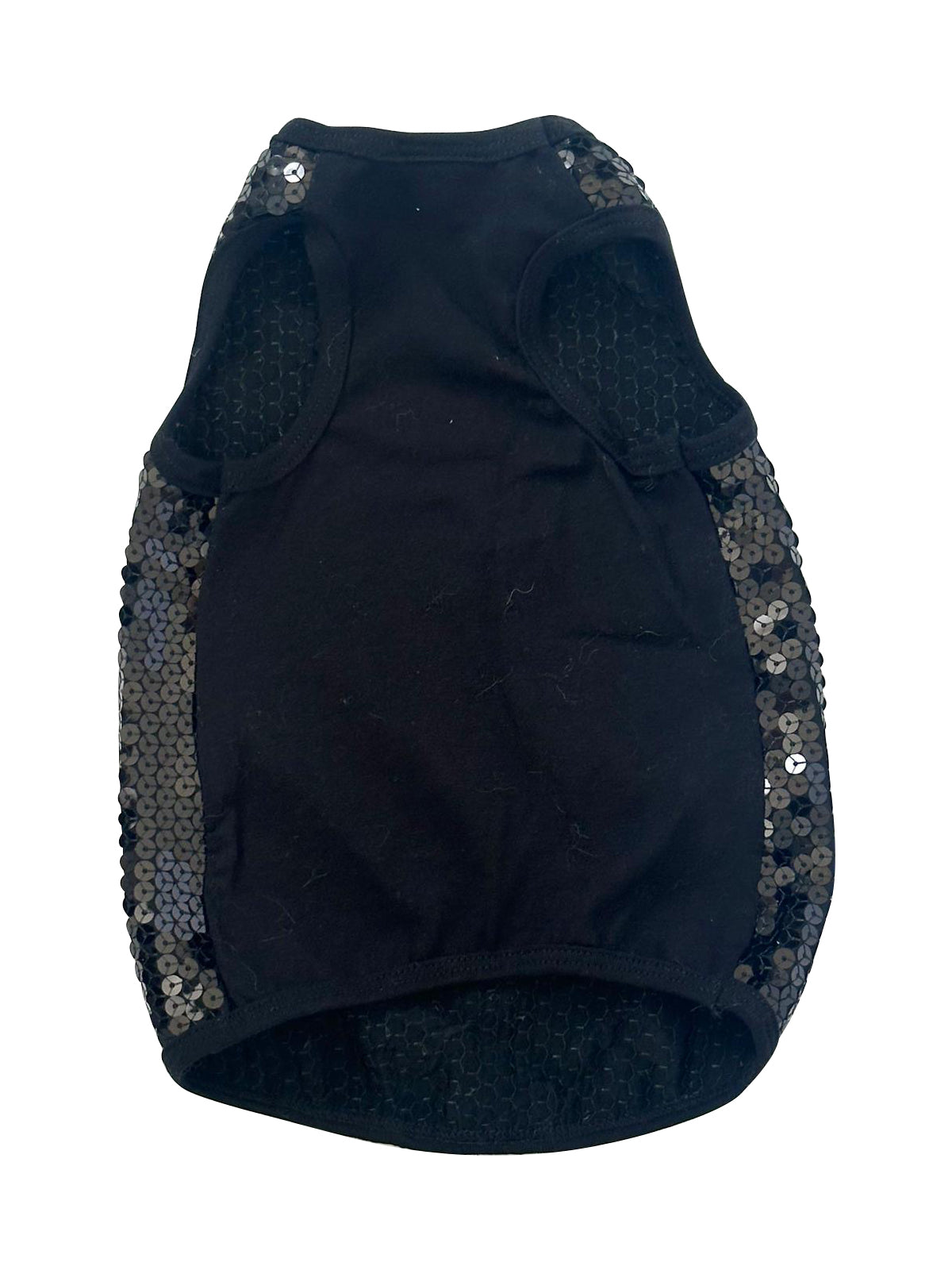 On The Rocks Sequined Tank, Black 