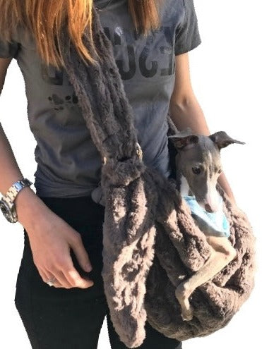 Furbaby Adjustable Sling Bag, Charcoal