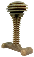 Load image into Gallery viewer, Honey Bone Dental Tower by Southlake Paws is an XL indestructible nylon dog chew toy with a unique tower design.
