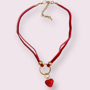 My Sweet Petite – Luxury Velvet Rope Dog Collar Necklace 