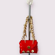 Rock and Roll Leatherette Dog Pick Up Bag Holder 