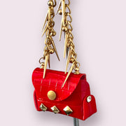 Rock and Roll Leatherette Dog Pick Up Bag Holder 