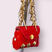 Rock and Roll Leatherette Dog Pick Up Bag Holder 