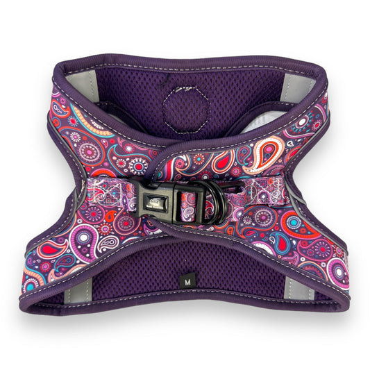 Purple Paisley - Step-in Harness 